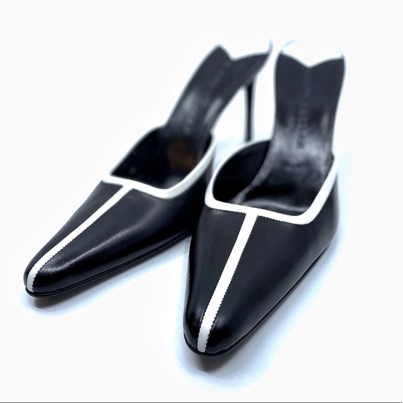 SOLD! 💯 Auth RALPH LAUREN Stiletto Mules - Picture 3 of 8